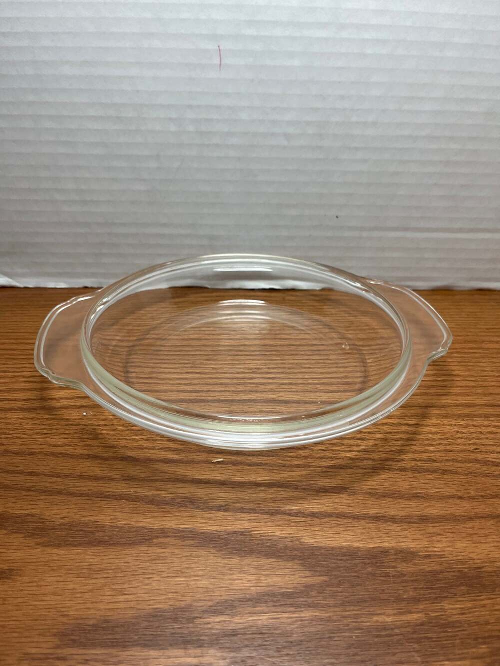 Clear Glass Round Pie Plate 7.25" Small Baking Dish #497